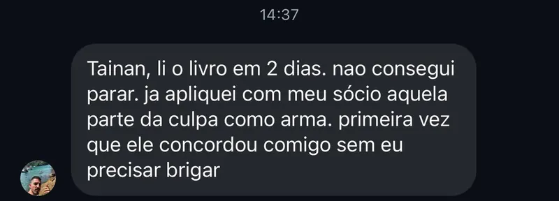 Depoimento de leitor 6